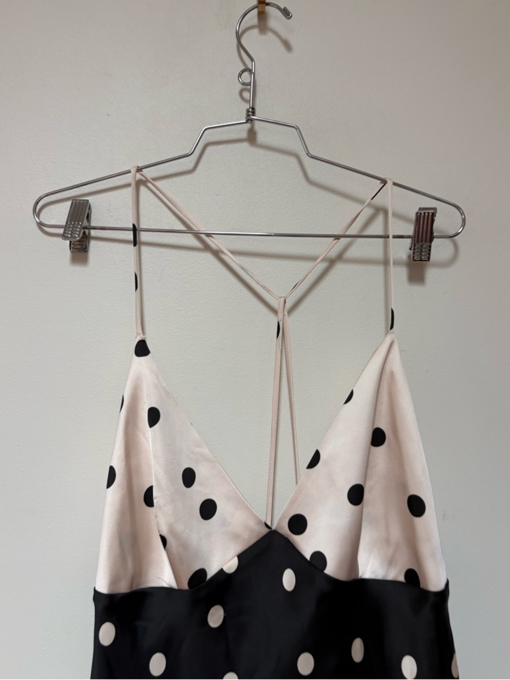 NWT H&M Satin Strappy Dress Size Large - Picture 3 of 15